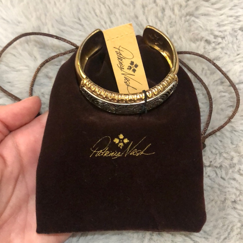 NWT | Patricia Nash Beautiful Gold & Silver Cuff